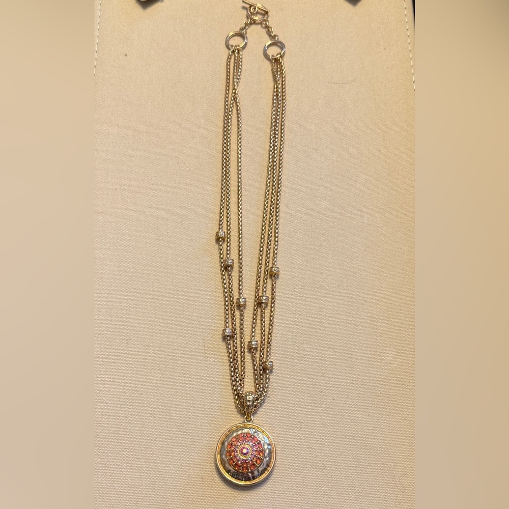 Elegant Gold Multi-Strand Necklace